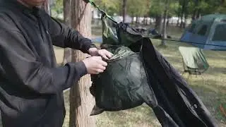 Night Cat Camping Hammock Tent: Lightweight Portable 4 in 1 Hammock with Rain Tarp and Mosquito Net