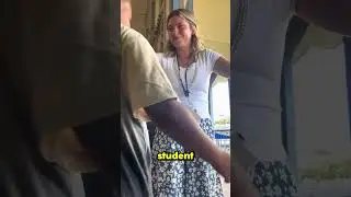 this school teacher started crying while saying goodbye to her students