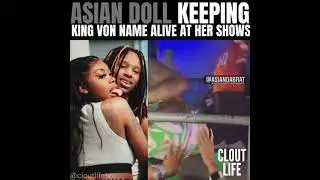 #Asiandoll stay turning up to #KingVon at her shows! 💯💥🔥💯