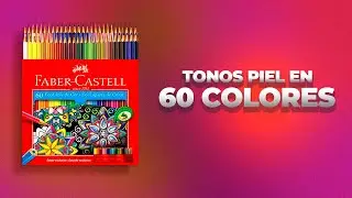 Cuantos TONOS PIEL hay en un set de 60 Colores