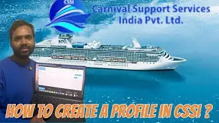 How to create a job profile in Cssi || for cruise ship 🚢 