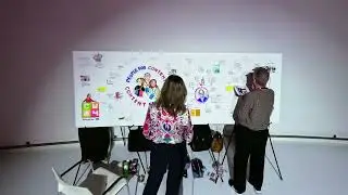 Wandverslag - tekenaars maken een visueel verslag op jullie evenement
