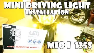 PARAAN NG PAGKABIT NG MINI DRIVING LIGHT SA MIO I 125S