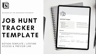 Manage your Job Search with NOTION! (+ Notion Template)