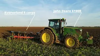 Labour 2022 | John Deere 6190R & Kverneland 5 corps