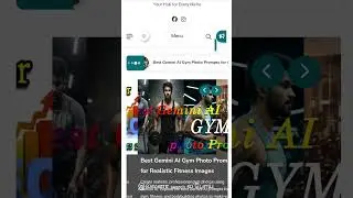 Gemini AI Gym Transformation 💪 | Future Physique | #AIGym #YouTubeShorts