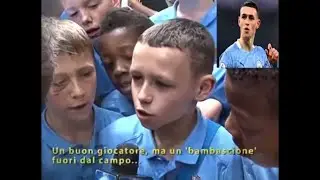 Young Phil Foden on Mario Balotelli