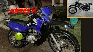 XTZ 125 Yamaha |||Antes-despues|||