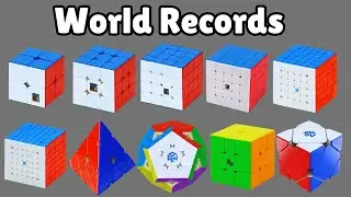All WCA World Records by Singles 😱 