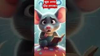 Funny Mouse Song 🧀 | Hindi Nursery Rhyme for Children | #viralvideo#viralsorts  #animalasstory786