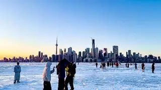 Frozen Lake Ontario | Winter in Toronto