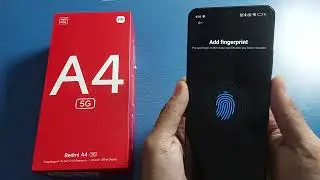 Redmi Phone fingerprint lock setting | how to set fingerprint password in Redmi A4 5G