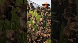 Jebak Tikus Dengan Jaring Khusus #shortvideo #tikus #padi #jaring #suasanapedesaan #natural