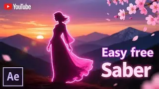 How to Use Saber in After Effects (Free Plugin) | Neon Mask Animation