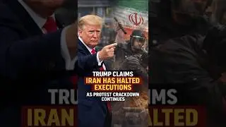 Trump Claims Iran Has Halted Executions as Protest Crackdown Continues