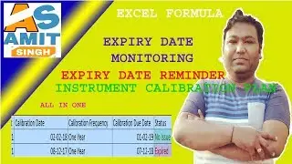 EXPIRY DATE MONITORING, EXPIRY DATE REMINDER, INSTRUMENT  CALIBRATION PLAN, EXPIRY DATE CALCULATION