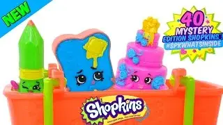 SHOPKINS Mystery Edition 40 New Shopkins SPKWHATSINSIDE Season 3 Comparison NEON Surprise Toys