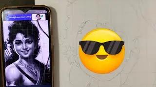 Drawing Ram Ji , Ram Navami Drawing | Step by Step Outline Tutorial 😍 #art #viral #trending #drawing