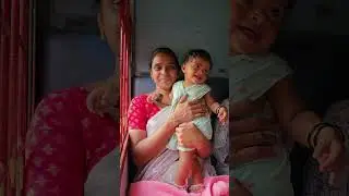 Yaami's First Train Travel | Baby Travel Excitement | Train Videos
