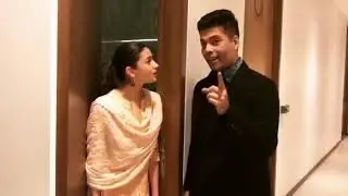 Alia Bhatt & Karan Johars Secret Video