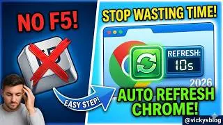 How to Auto Refresh Google Chrome Browser Every Few Seconds