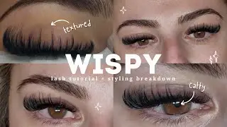 How To Wispy Lash Set | lash mapping tutorial, identify eye shape, styling breakdown