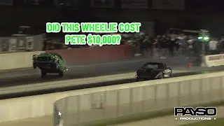 DID THIS WHEELIE COST PETE $10,000?! NABER RACING VS MAYWEATHER!