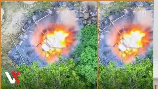 Thai Military Releases Video Of Drone Dropping Bomb On Cambodian Target | VERTEX