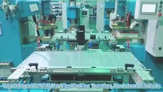 Automotive-Grade:HAIFEI Integrated Welding Cells for Complex Parts Assembly #diffusionweldingmachine
