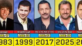 Adam Sandler Transformation From 1 to 59 Year Old