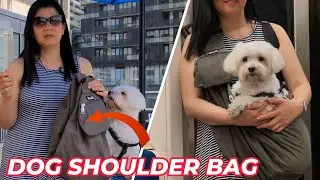 Dog Shoulder Bag: Ultimate Hands-Free Dog Carrier Review & Demo