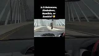 Crossing the iconic Kazungula Bridge was such a surreal moment! This incredible feat of engineering