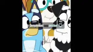 bluey 💙 and Makenzie 🤍🖤 NOT A SHIP