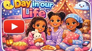 DAY IN OUR LIFE (SLEEPOVER part 1)
