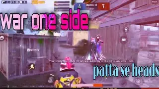 #PUBGUNIONKILLER#PUBGMOBILE war one side patta se headshot PUBG MOBILE TDM HIGHLIGHTS TDM WAR