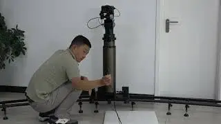 3 Connet the follow focus stand with KD A800PZT