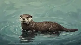 River Otter and the Pebble Treasure 🦦 | Bedtime Story for Kids in English | Gentle US Nature Story
