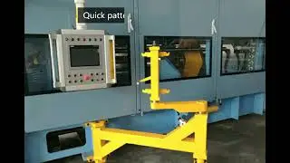Quick pattern plate changer For Vertical Green Sand Moulding Machines