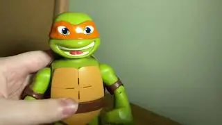 2014 Playmates TMNT Half-Shell Heroes Talking Turtle Michelangelo (On Low Batteries&hellip;)