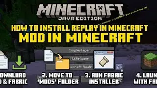 How to install replay mod in minecraft java edition || @minecraft @gaming #viral #viralvideo