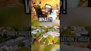 Kai Cenat Realises His Mafiathon 2 House Is Next To Diddy House 💀😭