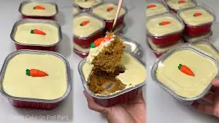 CARROT CAKE (in foil pan) with Frosting Recipe