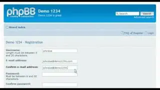How to register as a user in phpBB