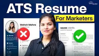 How To Make ATS Friendly Resume for Digital Marketers! (Template + Tips)