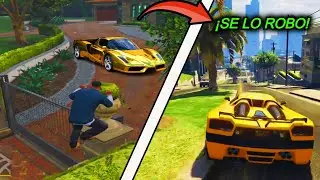 Robo Un Auto *LUJOSO* a Michael Y Sucede esto!! - Grand Theft Auto V - 💰🤩