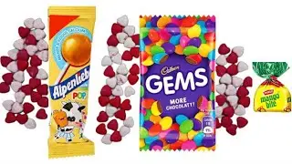 Alpenliebe lollipop vs Gems vs Mango bite | ASMR chocolate unboxing | new lots of candies
