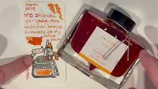 #30inks30days ~ Day 21 ~ Pilot #iroshizuku Yu-Yake Sunset ~ Sept 2025