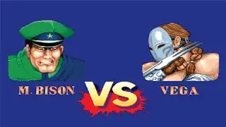 M.Bison Vs Vega Street Fighter ll (Hardest) Battle Match (Street fighter Lovers)