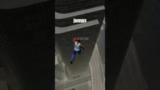 Jumping Off the Tallest Building Without a Parachute in GTA! 🏢💥