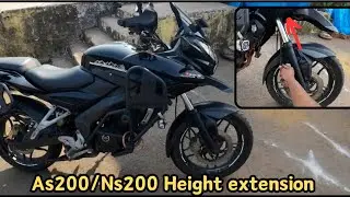 ns/as 200 hight extended | how to extend ns/as 200 hight | ns200 modified @Traveling_Techie